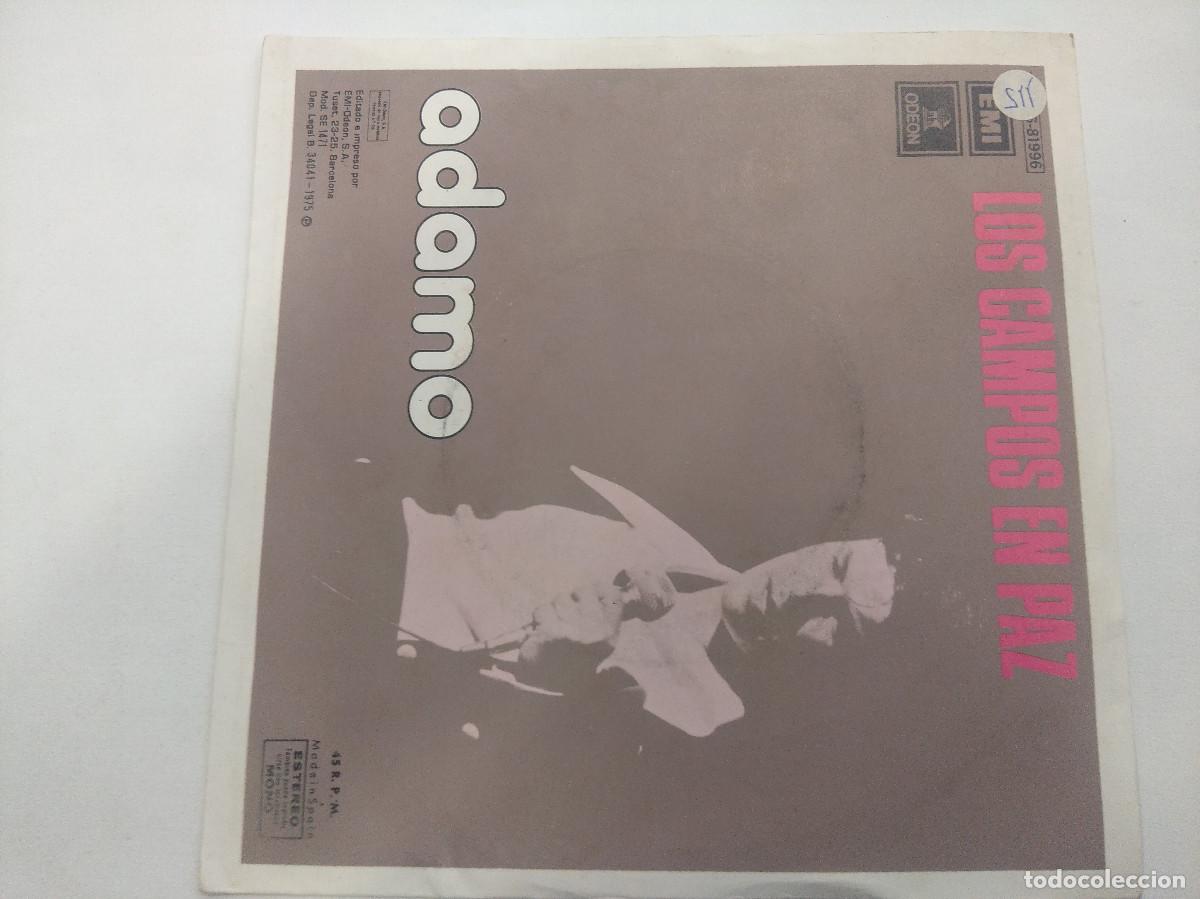 Discos de vinilo: ADAMO/ES MI VIDA/SINGLE. - Foto 3
