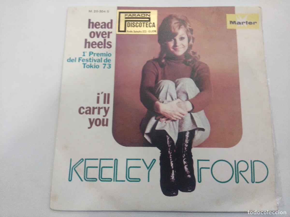 Discos de vinilo: KEELEY FORD/HEAD OVER HEELS/SINGLE. - Foto 1