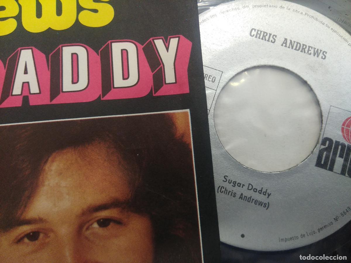 Discos de vinilo: CHRIS ANDREWS/SUGAR DADDY/SINGLE. - Foto 2