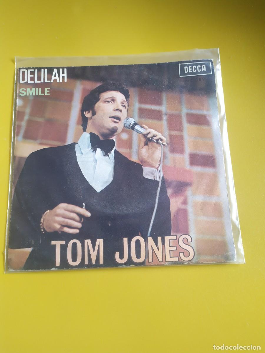 Discos de vinilo: Tom Jones - Delilah / Smile 1967 - Foto 1