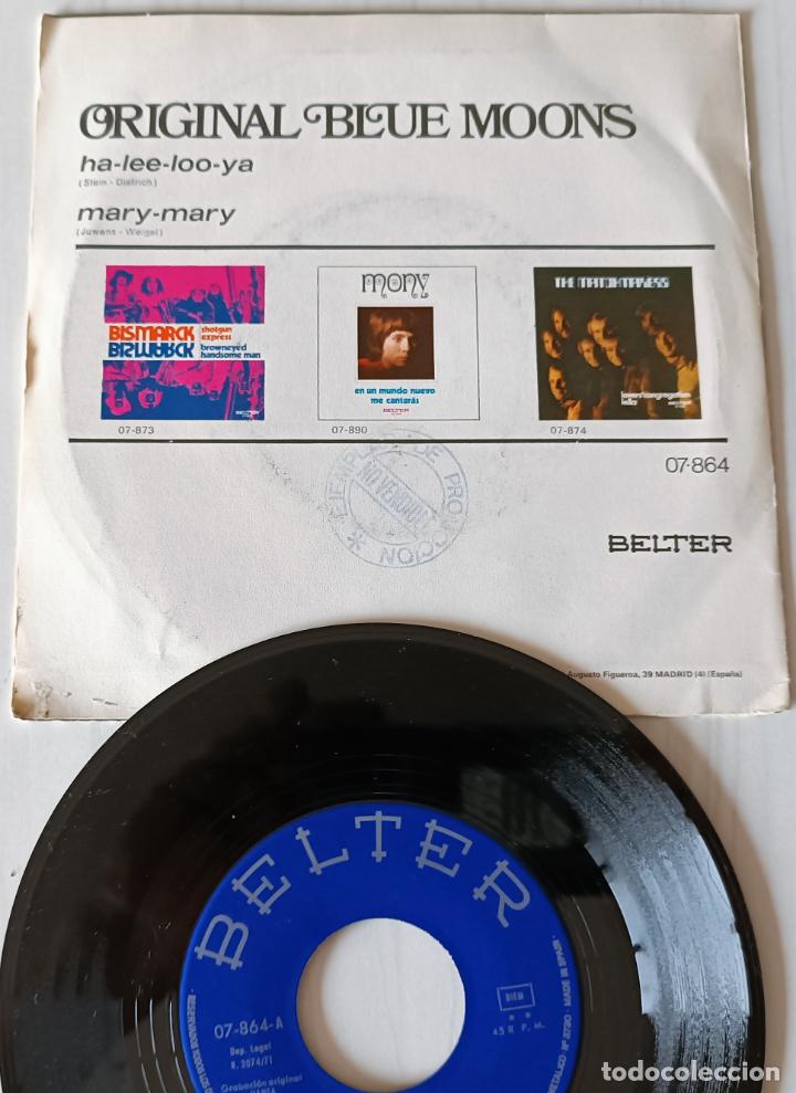 Discos de vinilo: BLUE MOONS - HA-LEE-LOO-YA BELTER - 1971 - Foto 2