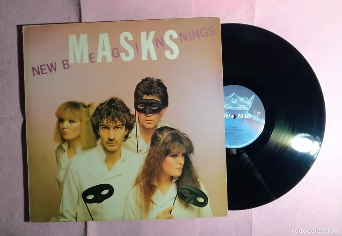Disques de vinyle: LP NEW BEGINNINGS &ndash; Masks - Kingsway Music KMR 376 - UK press - INSERT (EX/EX+)