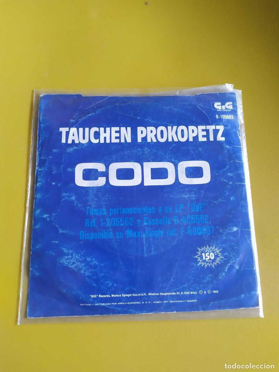 Discos de vinilo: Tauchen Prokopetz - Codo / Anka 1983 - Foto 2