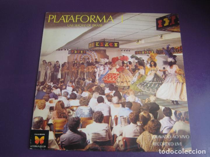 Dischi in vinile: Plataforma 1 &ndash; Um Show De Brazil - EN DIRECTO - LP COPACABANA 1982 - SAMBA, MPB, SEXY COVER, SIN USO