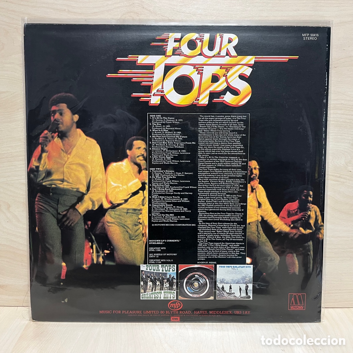 Discos de vinilo: Four Tops - Its All In The Game (LP) - Foto 2