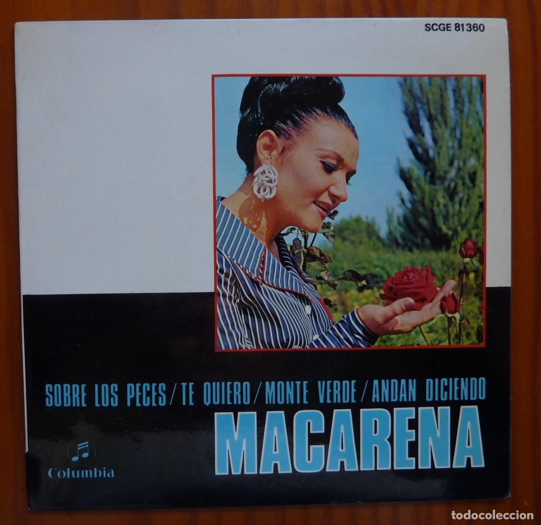 Discos de vinilo: MACARENA / SOBRE LOS PECES+3 / 1969 / EP - Foto 1