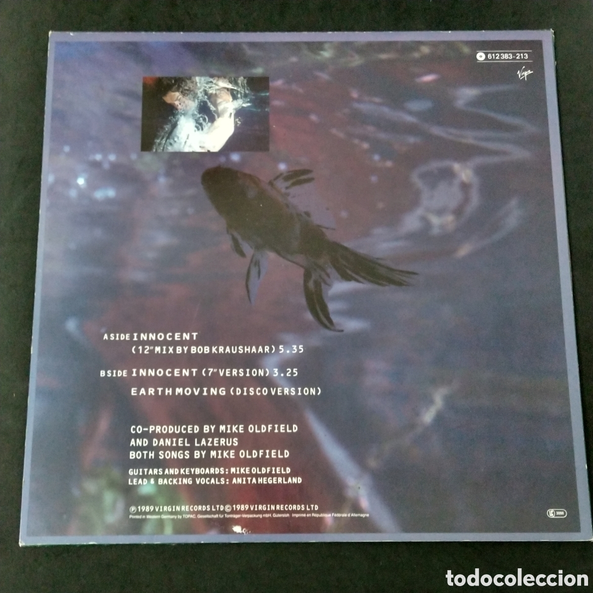 Discos de vinilo: MIKE OLDFIELD - INNOCENT - 1989 - MAXI SINGLE - MAXI - Foto 2