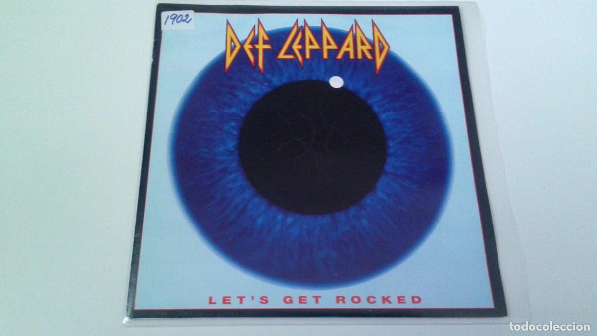 Discos de vinilo: DEF LEPPARD &rdquo;LETS GET ROCKED&rdquo; 7&rdquo; SPANISH SINGLE EX/EX - Foto 1