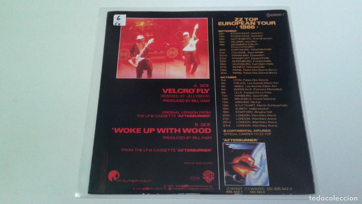 Discos de vinilo: ZZ TOP &rdquo;VELCRO FLY&rdquo; 7&rdquo; SINGLE EX/EX - Foto 2