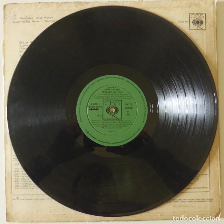 Discos de vinilo: Germano Matias. Samba e comigo mesmo. CBS, Brasil 1971 LP - Foto 3