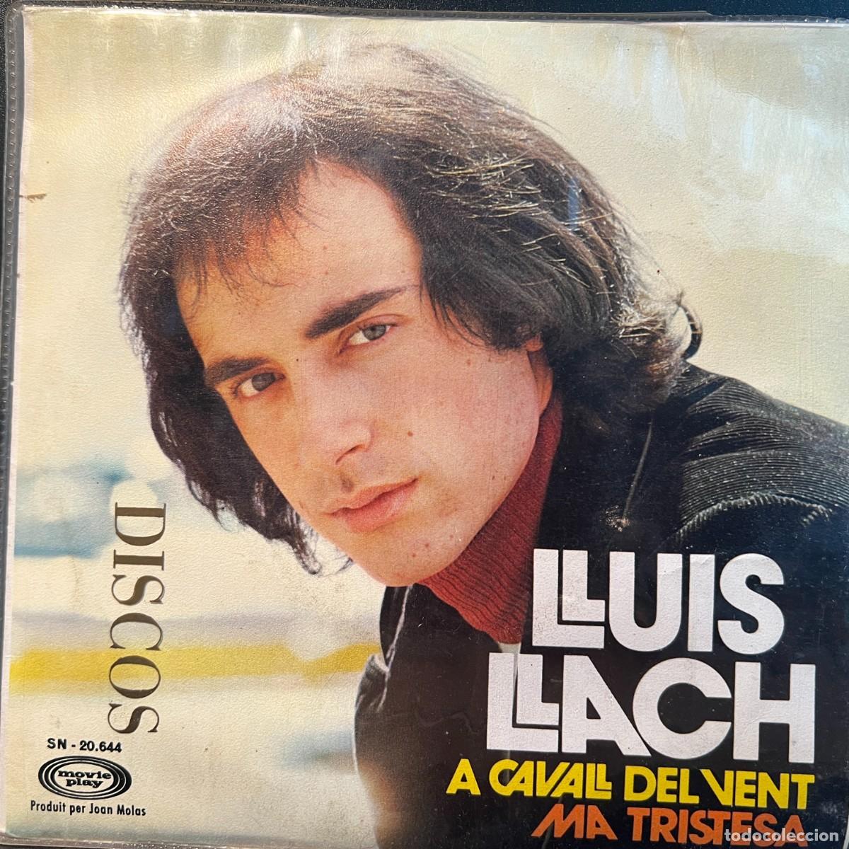 Discos de vinilo: LLUIS LLACH - A CAVALL DEL VENT - SINGLE - Foto 1