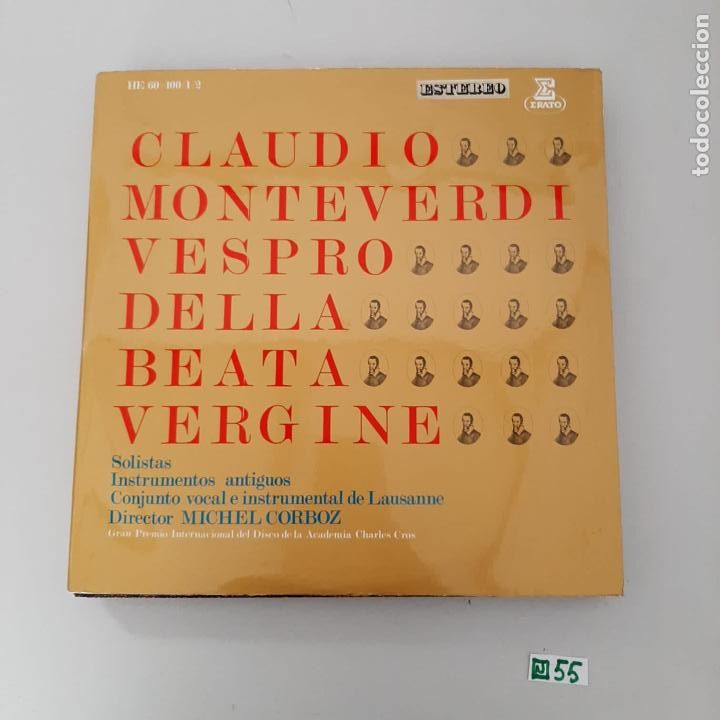 Discos de vinilo: Claudio Monteverdi - Foto 1