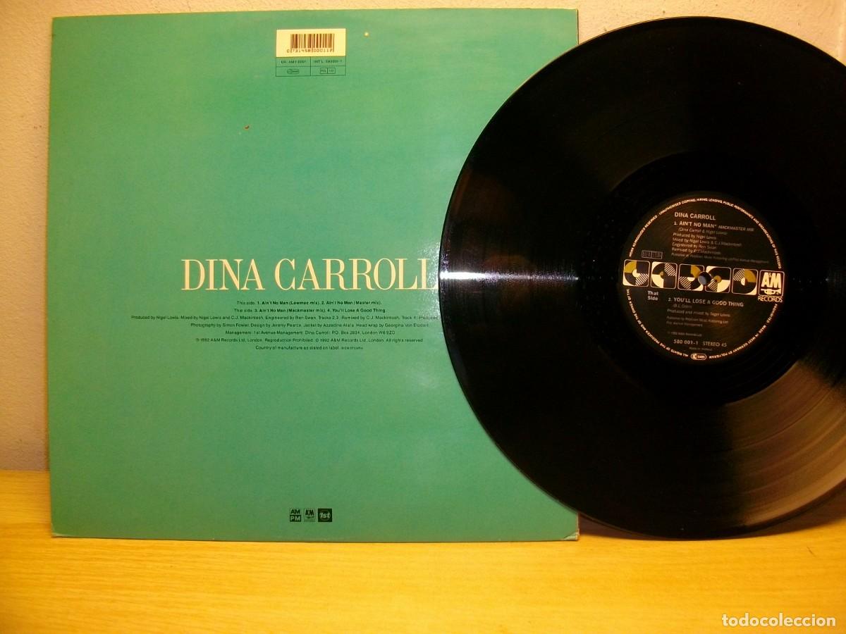 Discos de vinilo: Dina Carroll -AinT No Man MAXI 12&rdquo; Single - Foto 2