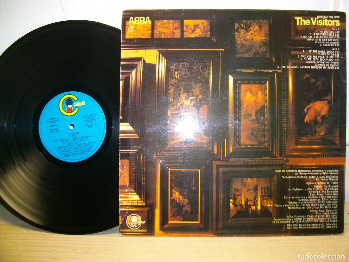 Discos de vinilo: ABBA THE VISITORS LP - Foto 2