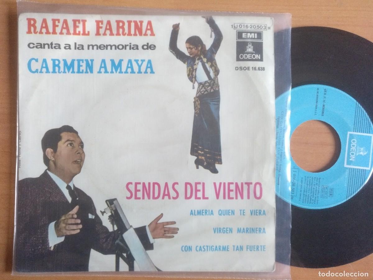 Discos de vinilo: RAFAEL FARINA EP SENDAS DEL VIENTO - Foto 1