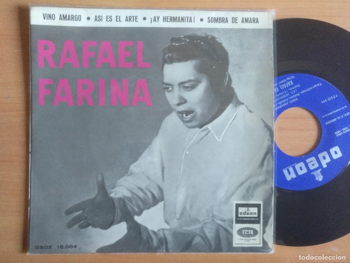 Discos de vinilo: RAFAEL FARINA EP VINO AMARGO - Foto 1