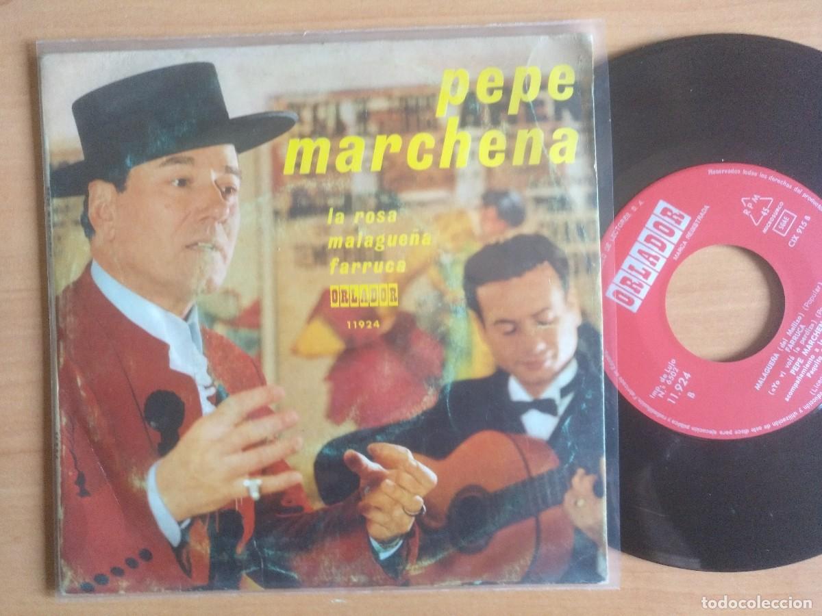 Discos de vinilo: PEPE MARCHENA EP LA ROSA - Foto 1