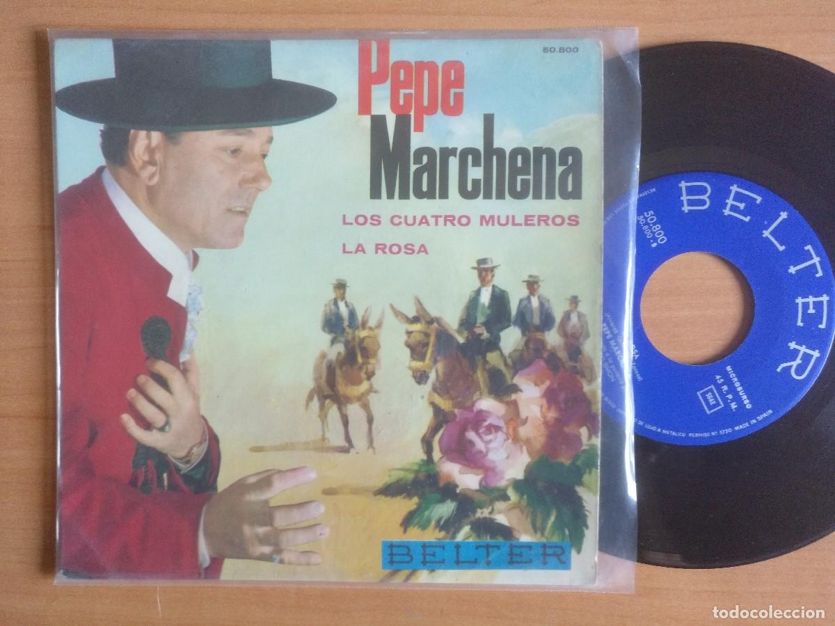 Discos de vinilo: PEPE MARCHENA EP LOS CUATRO MULEROS - Foto 1