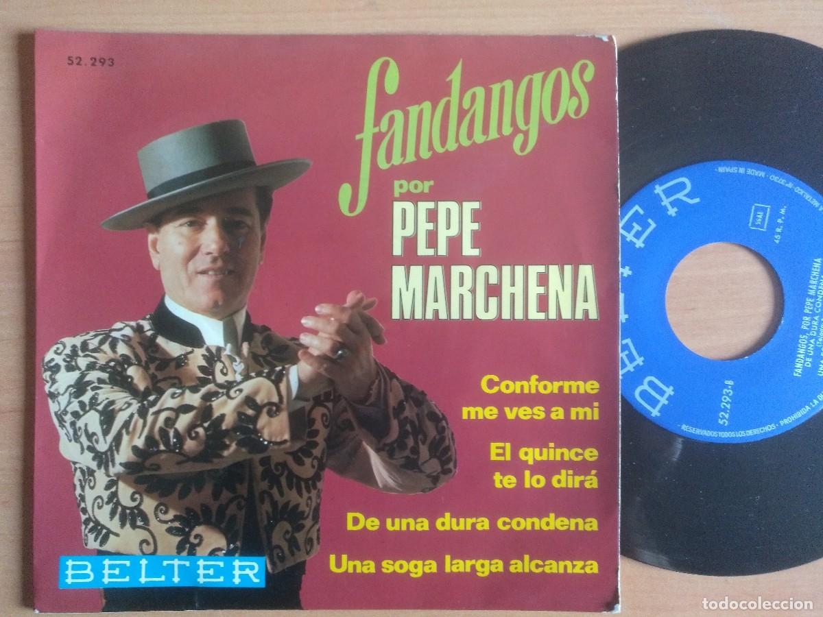 Discos de vinilo: PEPE MARCHENA EP CONFORME ME VES A MI - Foto 1