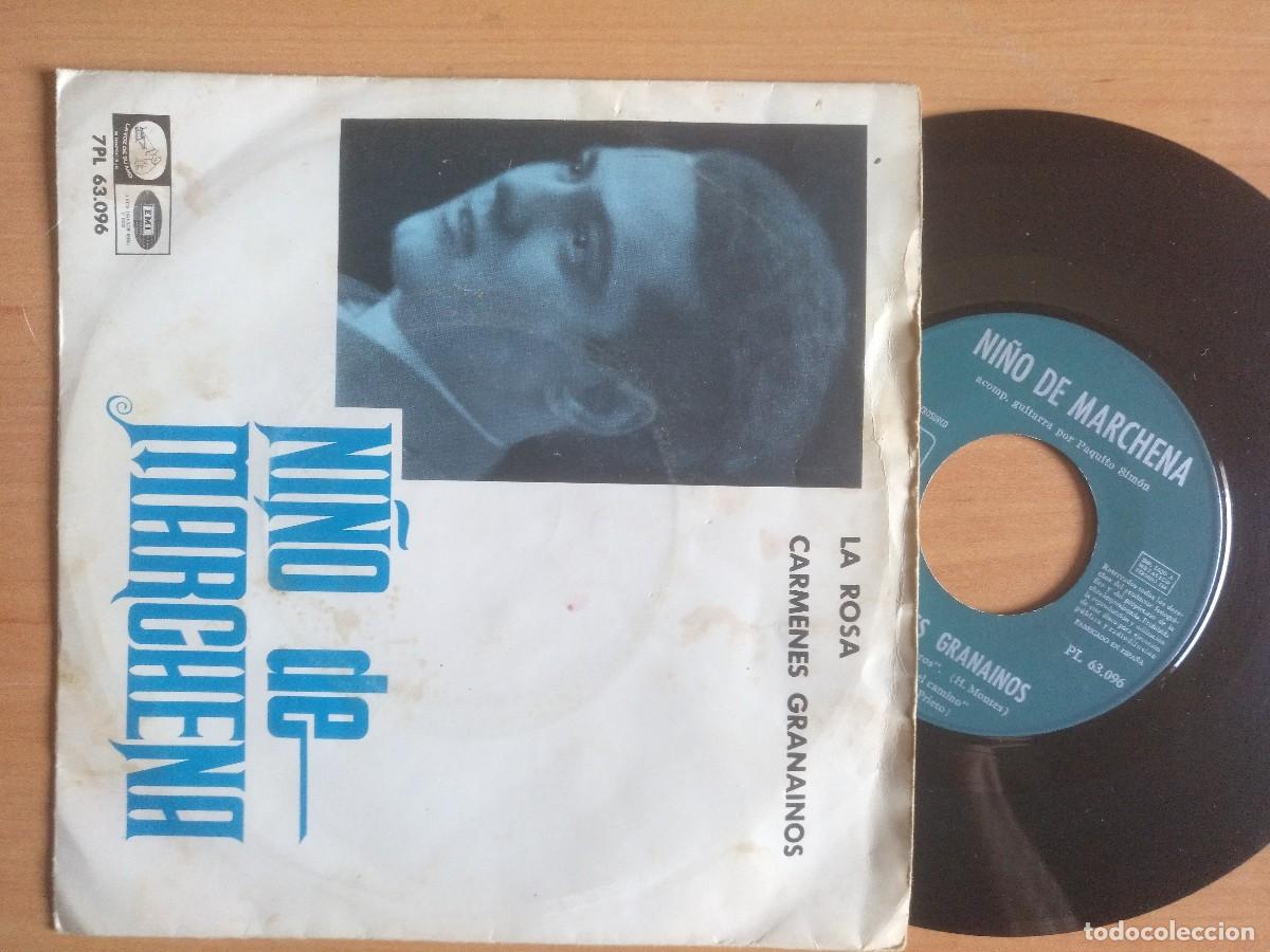 Discos de vinilo: NI&Ntilde;O DE MARCHENA EP LA ROSA 1964 - Foto 1