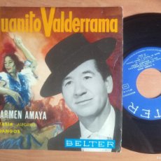 Discos de vinilo: JUANITO VALDERRAMA EP A CARMEN AMAYA