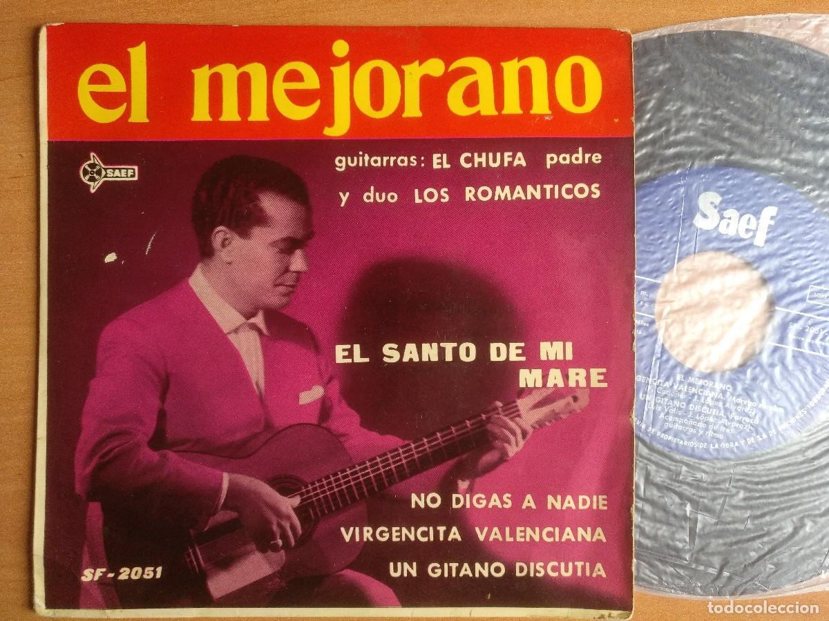 Discos de vinilo: EL MEJORANO EP EL SANTO DE MI MARE - Foto 1