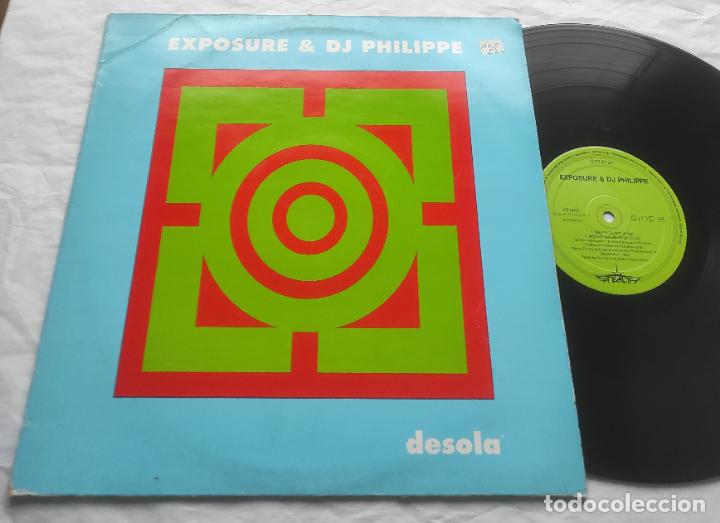 Discos de vinilo: Exposure & DJ Philippe &lrm;&ndash; Desola-MAXI-** - Foto 1