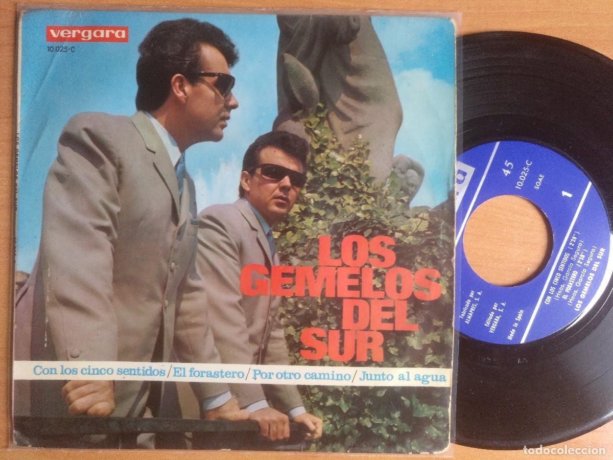Discos de vinilo: LOS GEMELOS DEL SUR EP CON LOS CINCO SENTIDOS - Foto 1