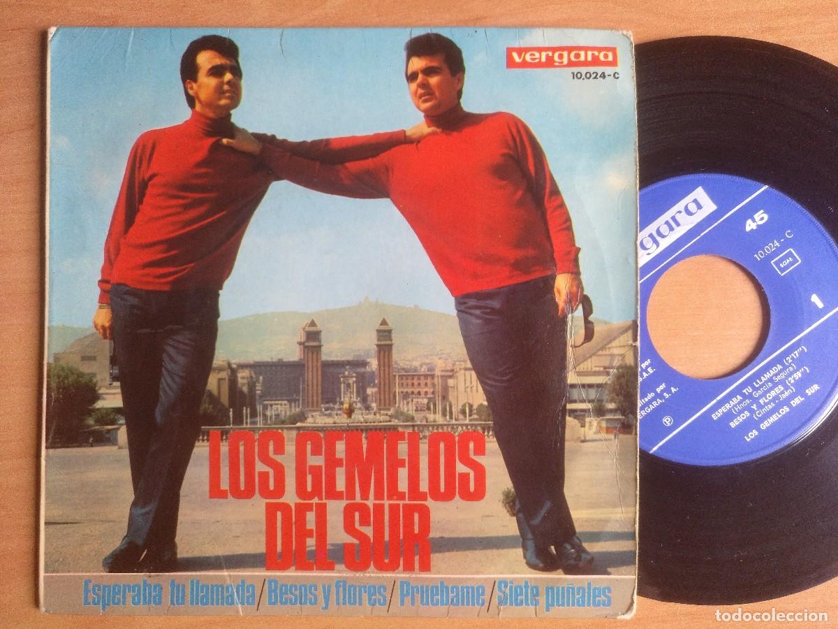 Discos de vinilo: LOS GEMELOS DEL SUR EP ESPERABA TU LLAMADA - Foto 1