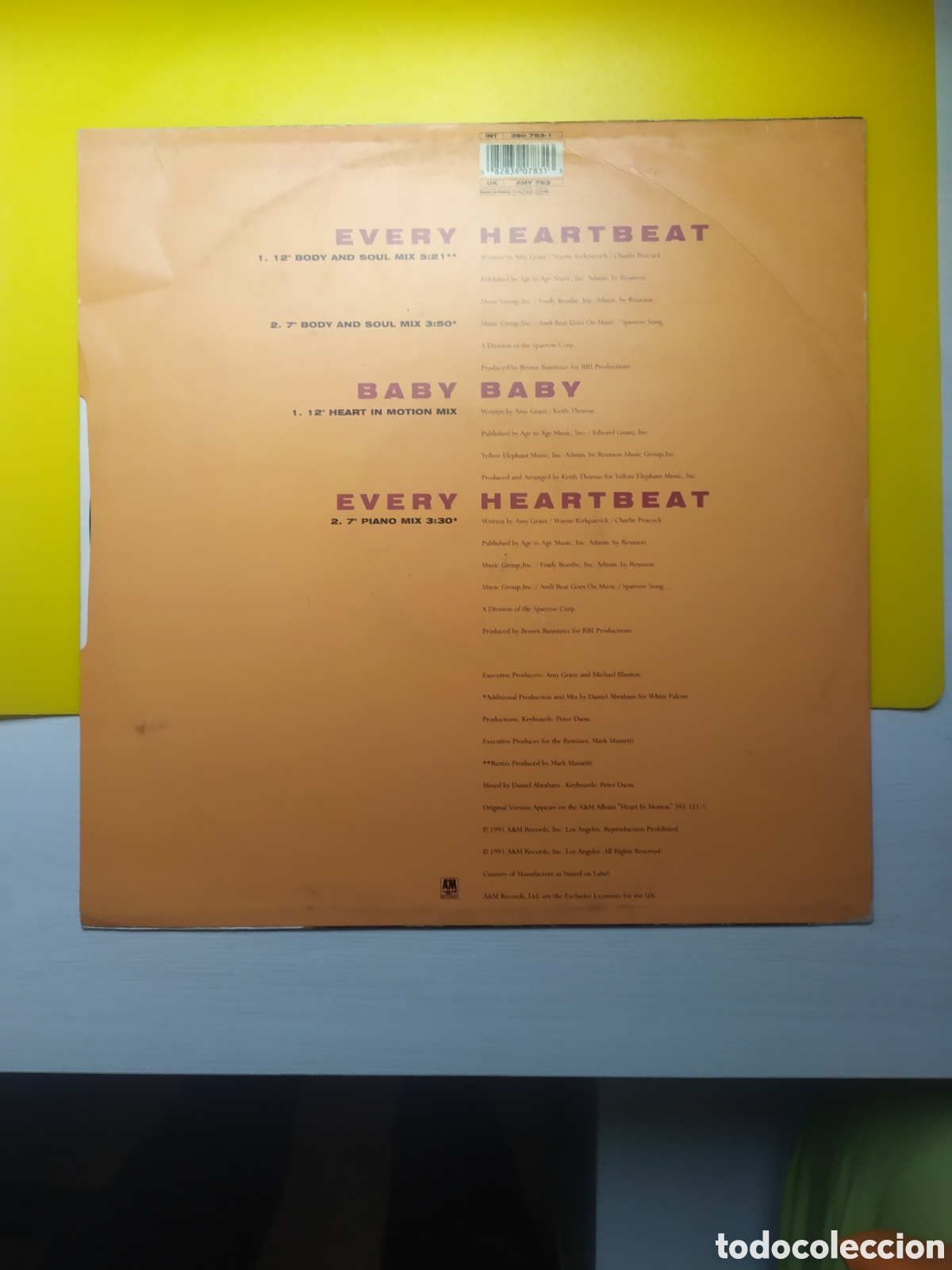 Discos de vinilo: Maxi single Amy Grant.&nbsp;Every Heartbeat - Foto 2