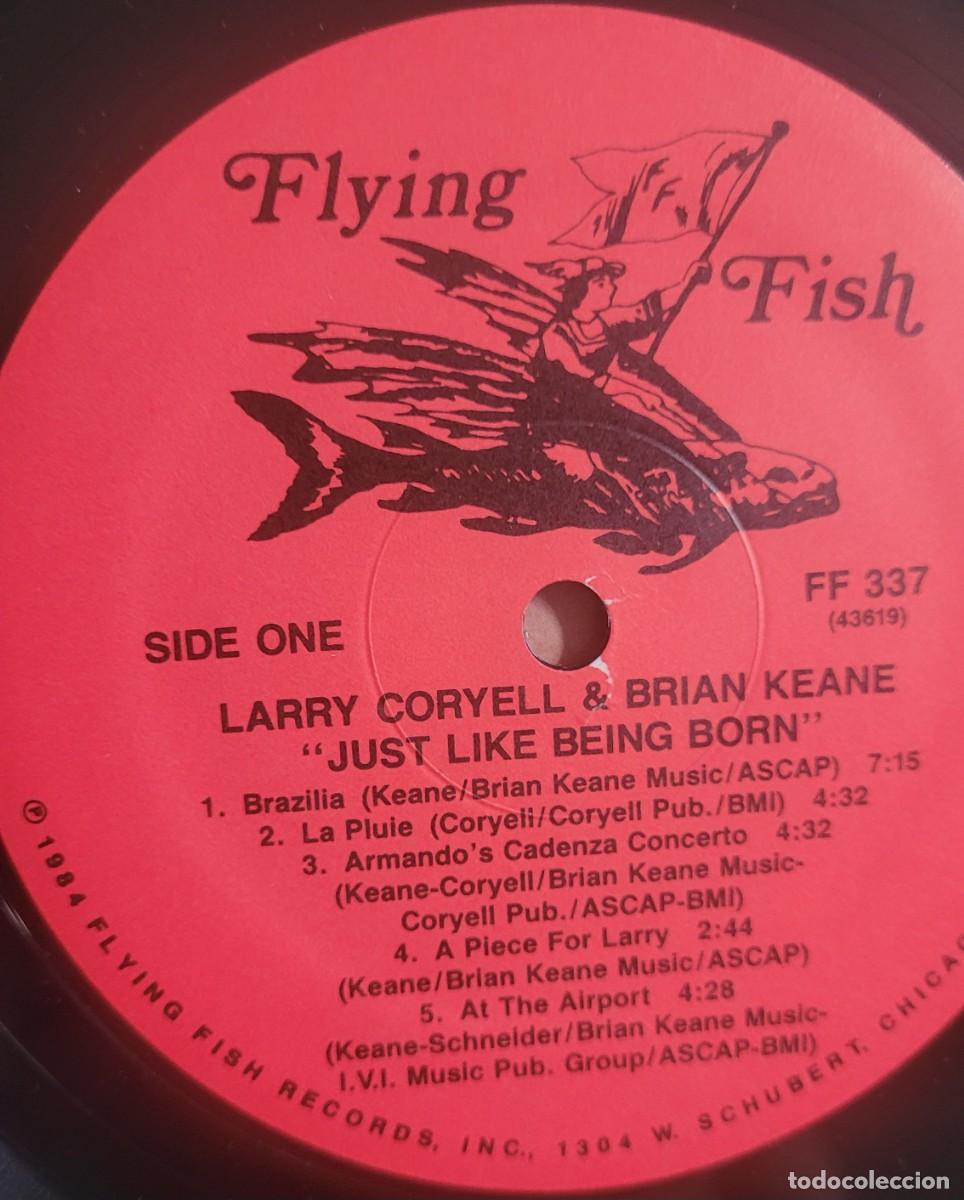Discos de vinilo: LARRY CORYELL & BRIAN KEANE. JUST LIKE BEING BORN - Foto 3