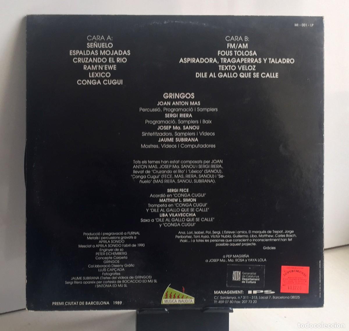 Discos de vinilo: Gringos - Gringos - LP - Foto 2