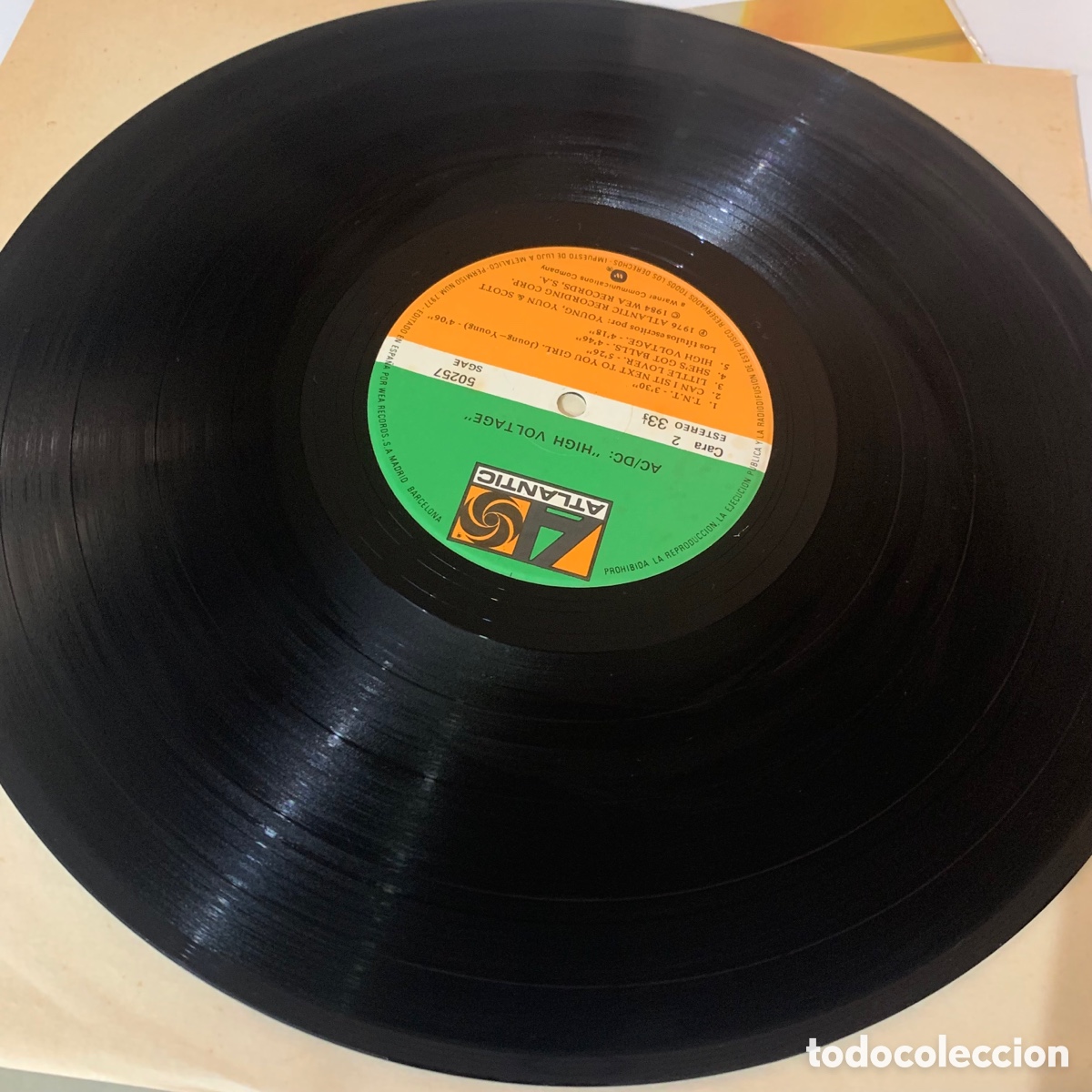 Discos de vinilo: LP AC/DC &ndash; High Voltage EDICION ESPA&Ntilde;OLA DE 1984 - Foto 4