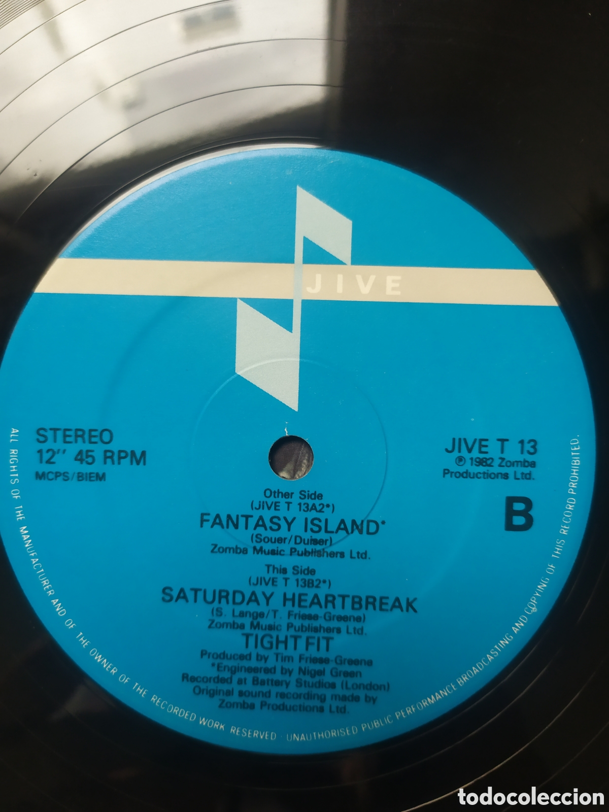 Discos de vinilo: Maxi single Tight Fit.&nbsp;Fantasy Island - Foto 4