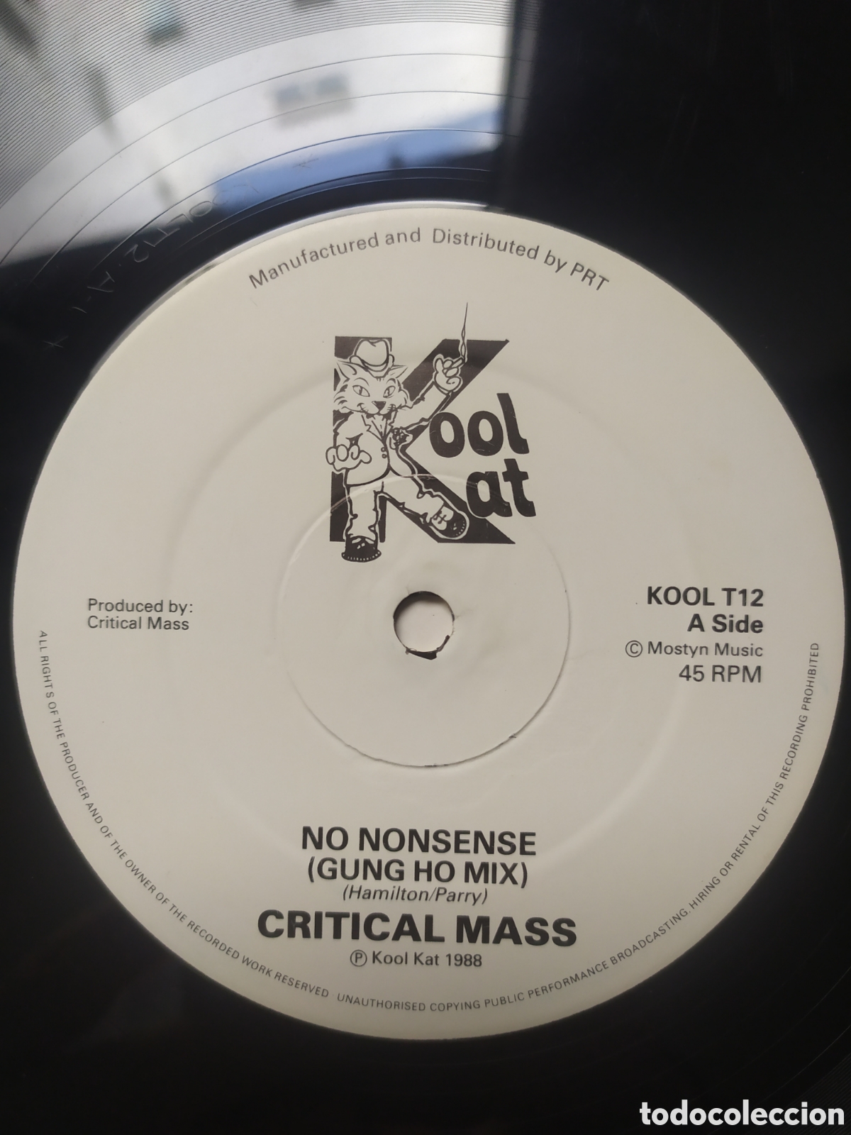 Discos de vinilo: Maxi single Critical Mass. No Nonsense - Foto 3