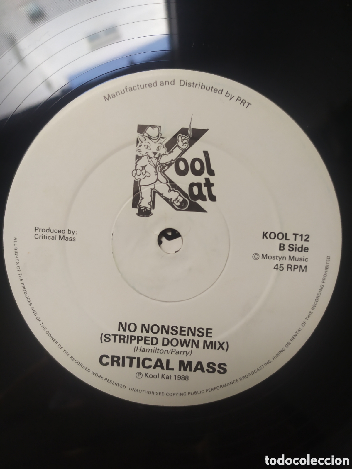 Discos de vinilo: Maxi single Critical Mass. No Nonsense - Foto 4