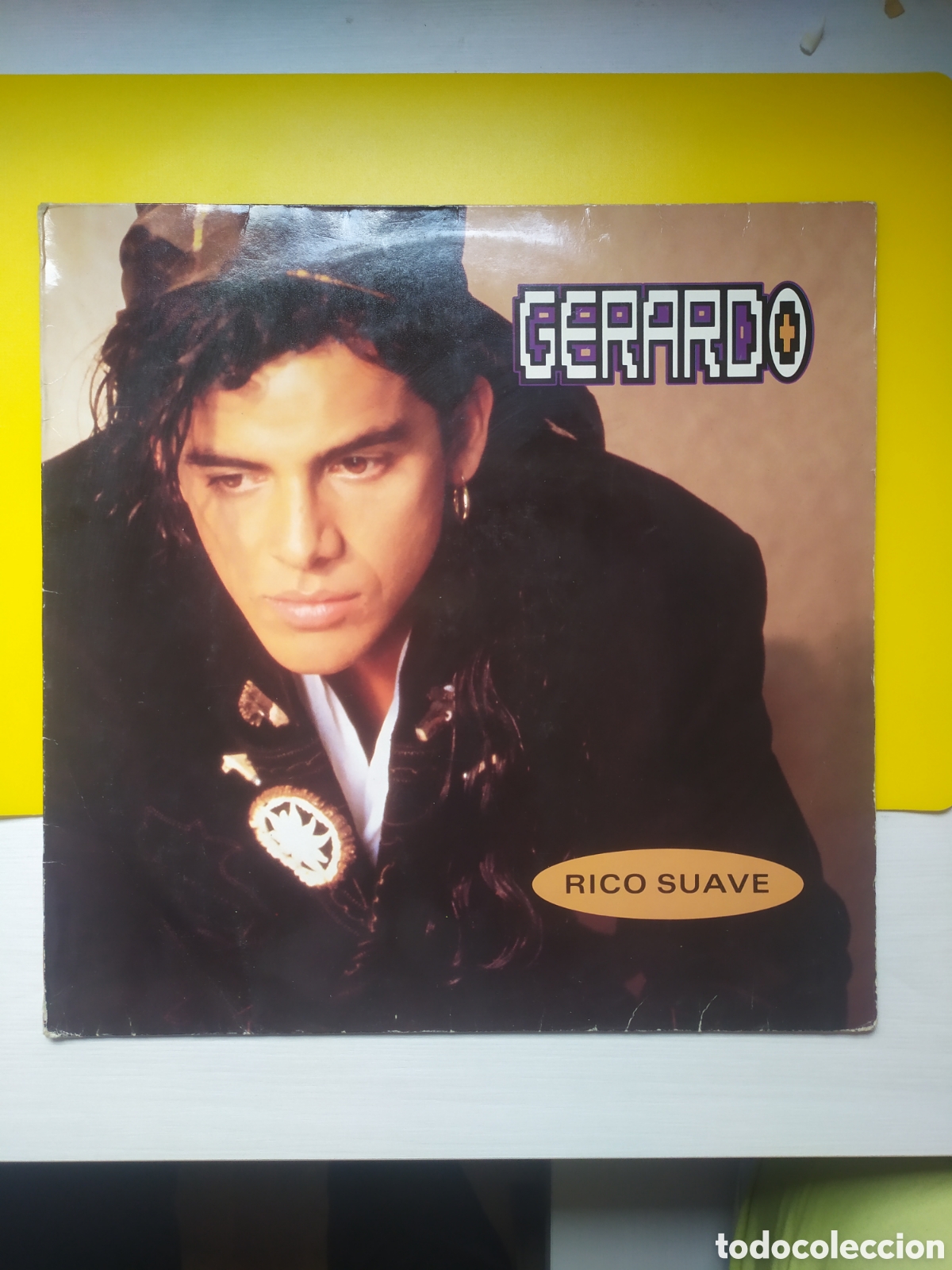 Discos de vinilo: Maxi single Gerardo. Rico Suave - Foto 1