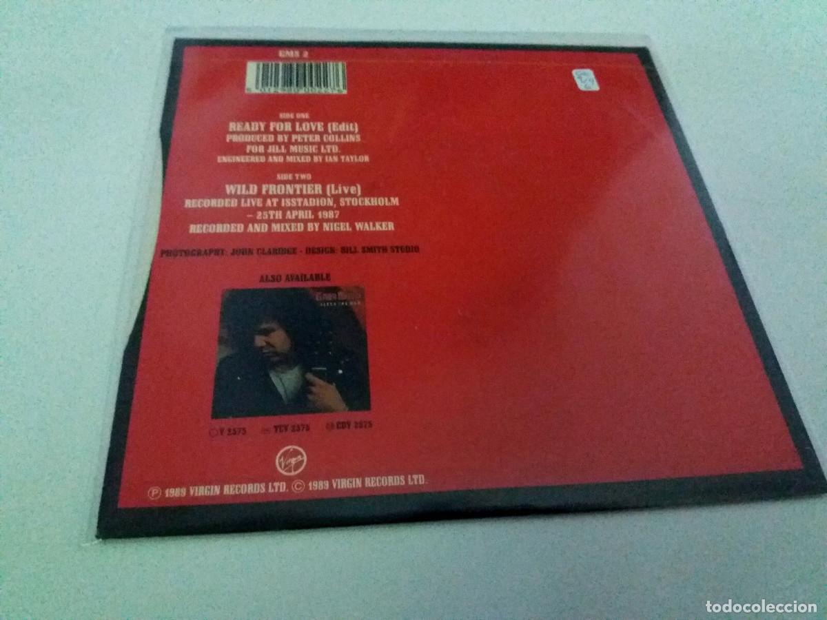 Discos de vinilo: GARY MOORE &rdquo;READY FOR LOVE&rdquo; 7&rdquo; SINGLE EX/EX - Foto 2
