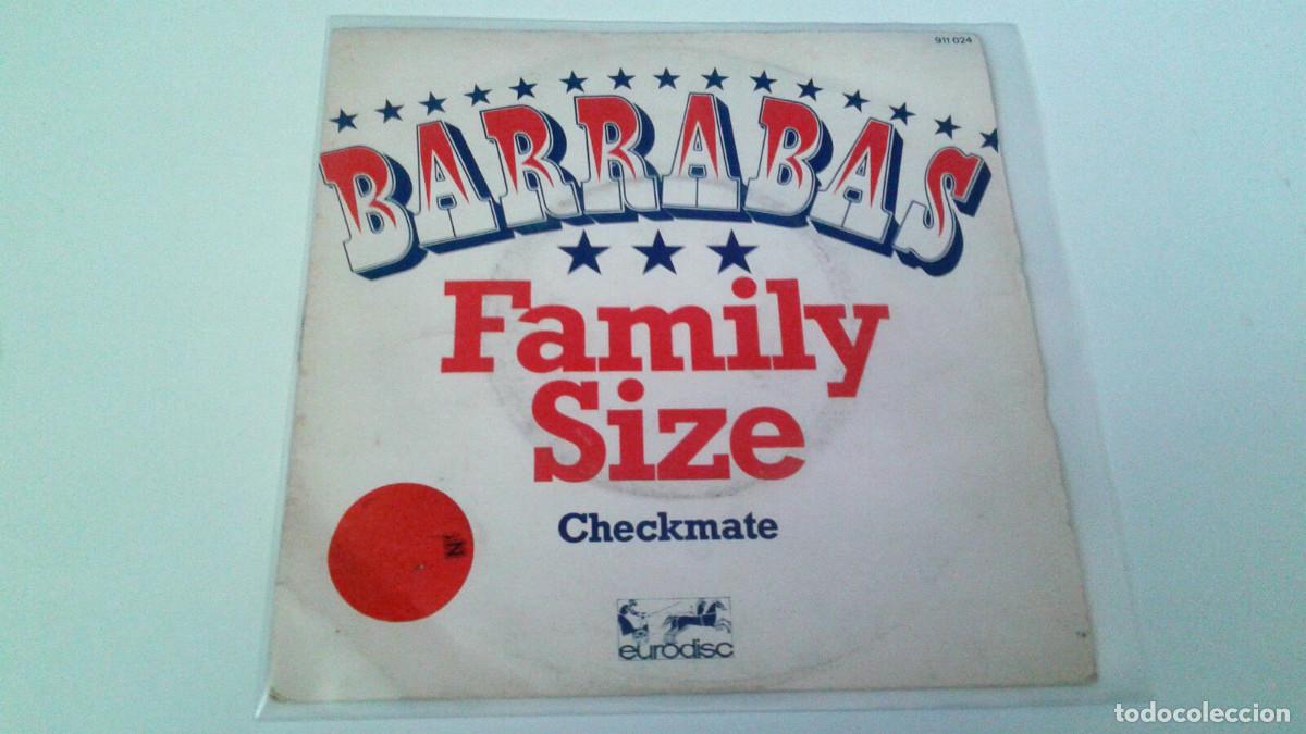 Discos de vinilo: BARRABAS &rdquo;FAMILY SIZE&rdquo; 7&rdquo; SPANISH SINGLE A/A - Foto 1
