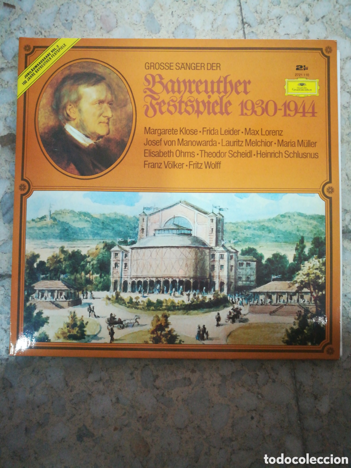Discos de vinil: GROSSE DANGER DER BAYREUTHER FESTSPIELE 1930-1944. DEUTSCHE GRAMMOPHON 1976 LP DOBLE