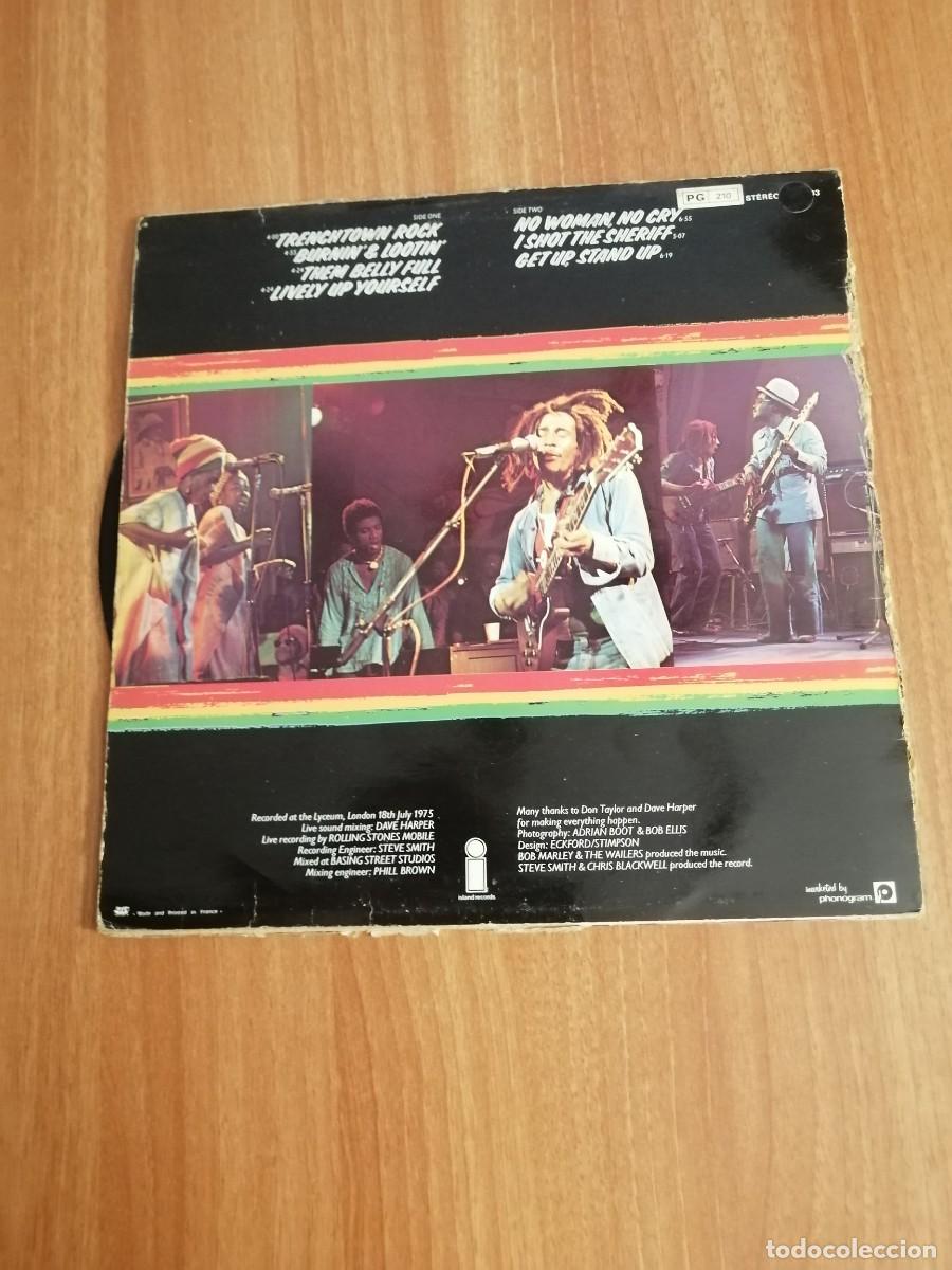 Discos de vinilo: BOB MARLEY & THE WAILERS --- LIVE - Foto 2