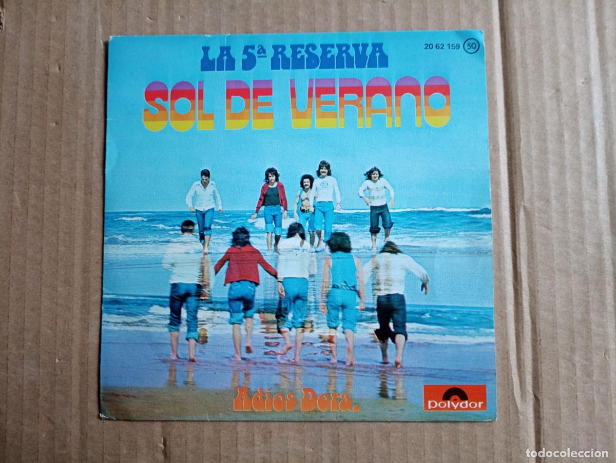 Discos de vinilo: LA 5&ordf; RESERVA - SOL DE VERANO SINGLE 1975 - Foto 1