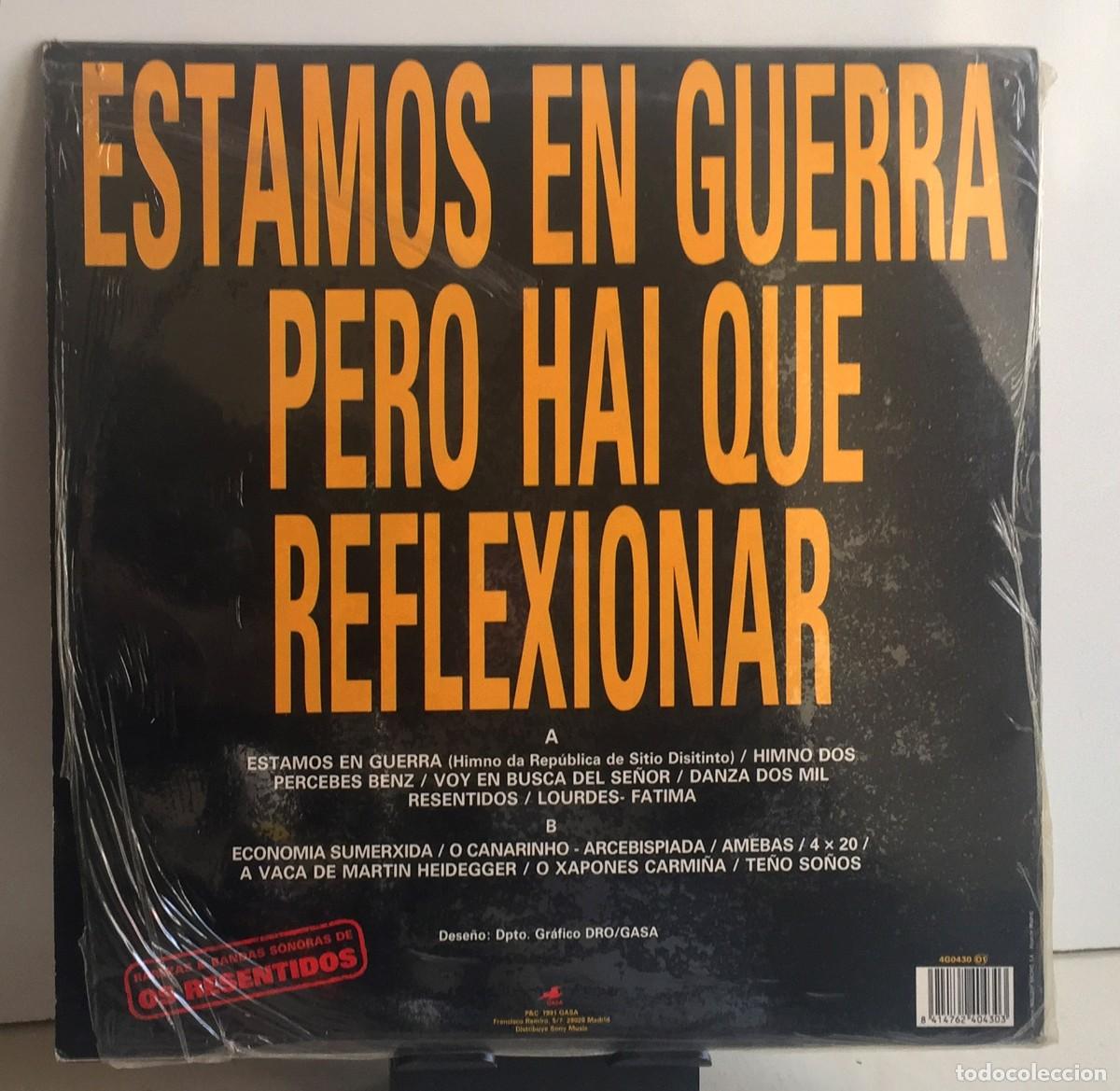 Discos de vinilo: Os Resentidos - Delikatessen - LP - Foto 2