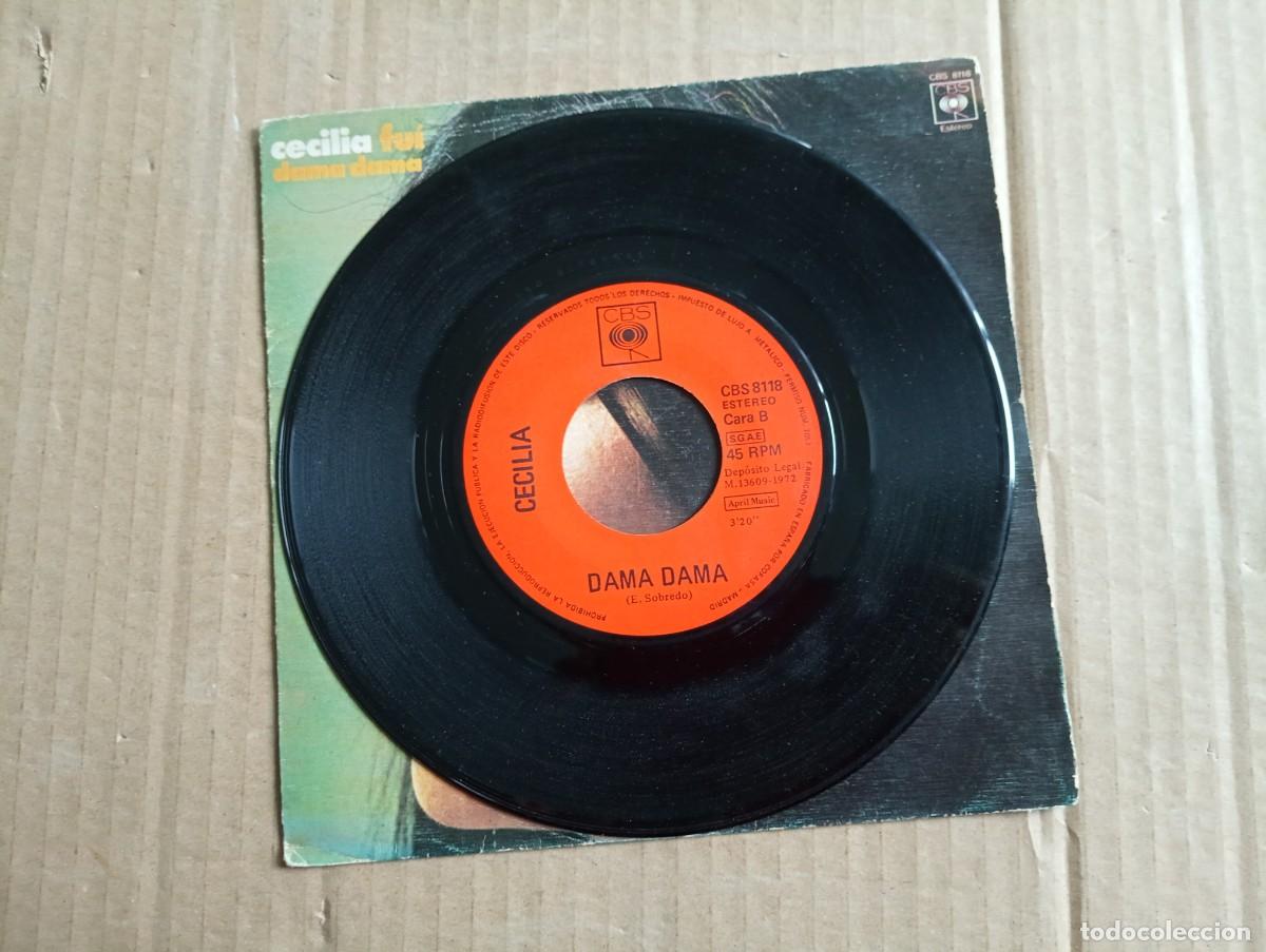 Discos de vinilo: CECILIA - FUI SINGLE 1972 - Foto 2