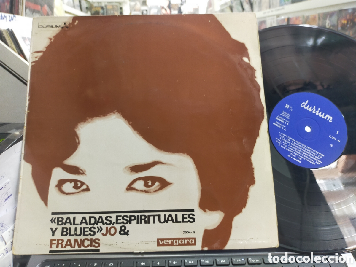 Discos de vinilo: Jo & Francis LP baladas, espirituales y blues - Foto 1