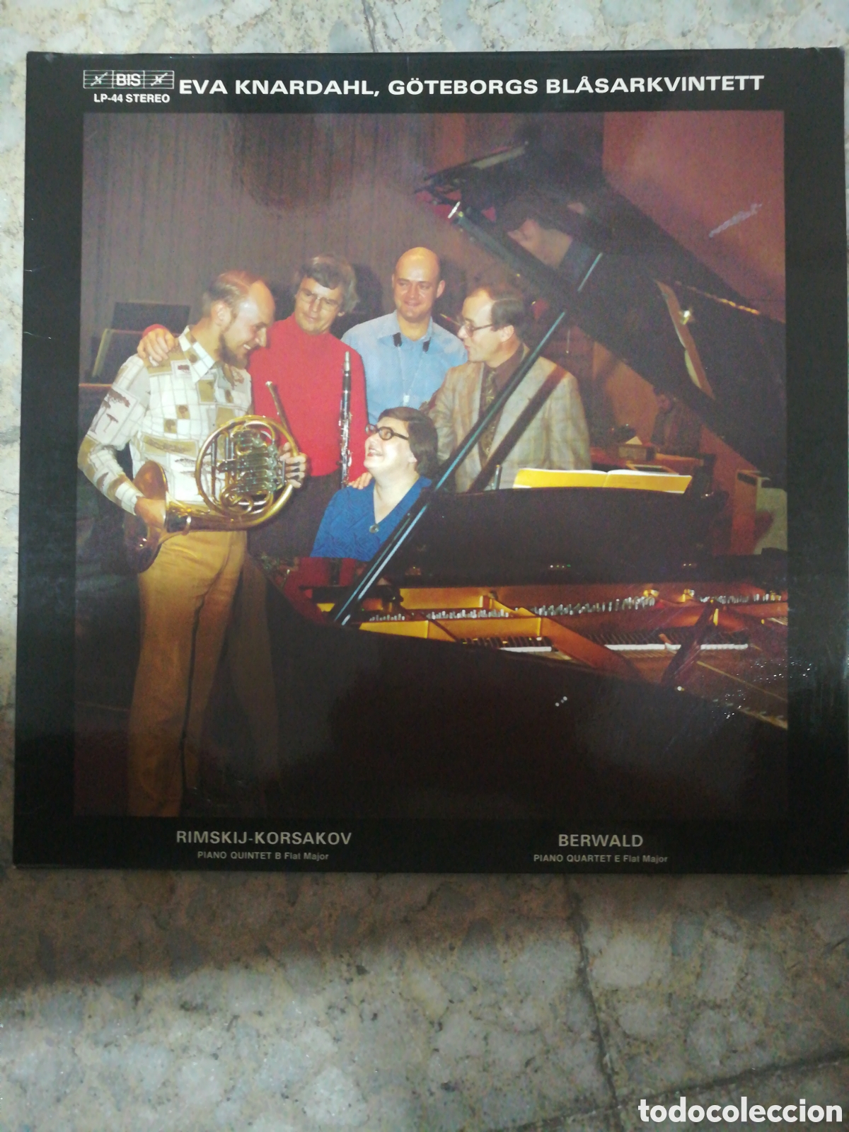 Dischi in vinile: EVA KNARDAHL GOTEBORGS BLASARKVINTETT. RIMSKIJ KORSAKOV. BERWALD. BIS 1976