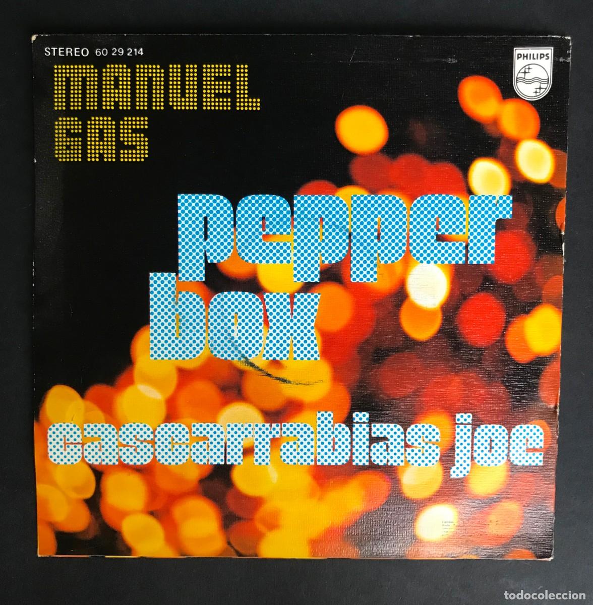 Discos de vinilo: MANUEL GAS - Pepper Box - SINGLE 1973 - PHILIPS - Foto 2