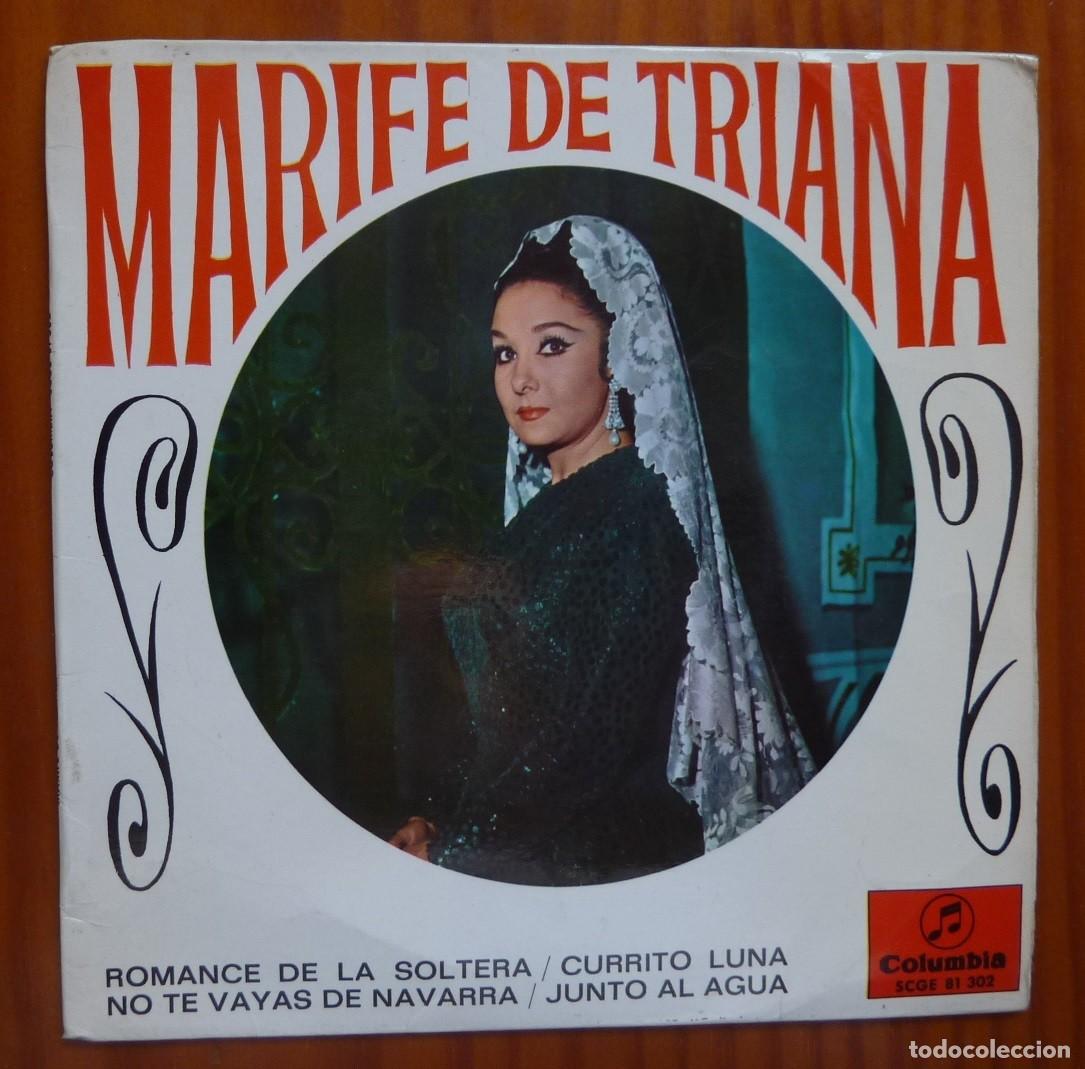 Discos de vinilo: MARIFE DE TRIANA / ROMANCE DE LA SOLTERA+3 / 1967 / EP - Foto 1