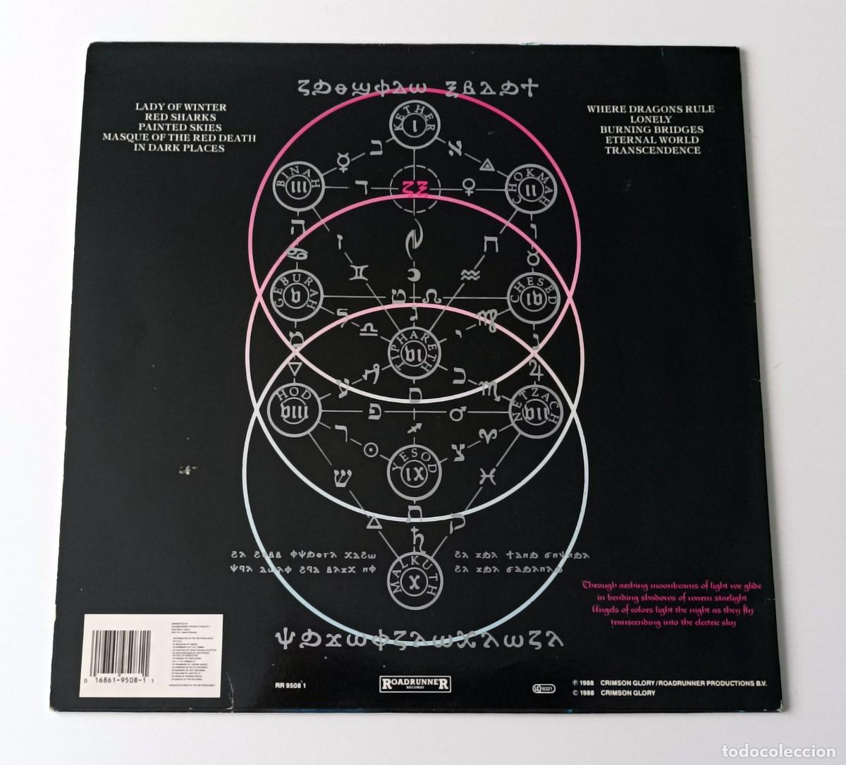 Discos de vinilo: LP CRIMSON GLORY - TRANSCENDENCE - Foto 2