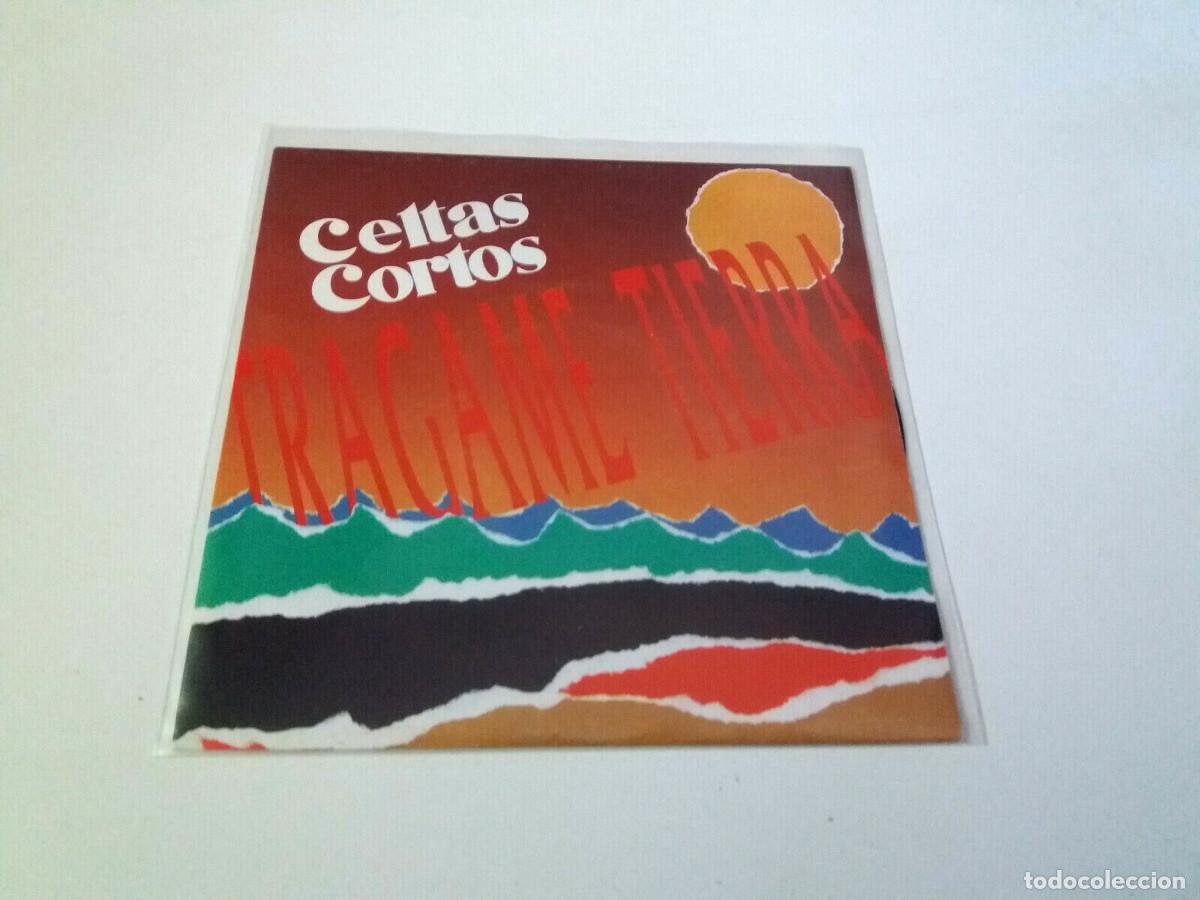 Discos de vinilo: CELTAS CORTOS &rdquo;TRAGAME TIERRA&rdquo; 7&rdquo; SINGLE EX/EX - Foto 1